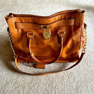 Michael Kors brown Leather Handbag